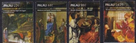 INV-27210itExt_3767c296-5f81-41d1-9ff1-70548e8d4b01 US 1076-79 Trust Territories Palau NH VF Christmas Paintings