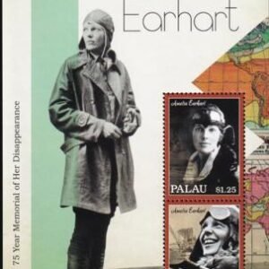 US 1090 Trust Territories Palau NH VF Amelia Earhart S/S