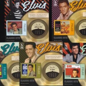 US 1098-02 Trust Territories Palau NH VF Greatest Hits Set Of 5