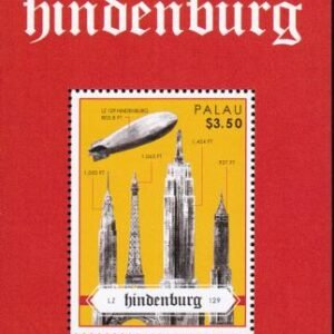 US 1126 Trust Territories Palau NH VF Hindenburg S/S