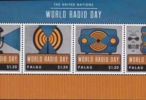 US 1127 Trust Territories Palau NH VF World Radio Sheet