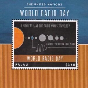 US 1128 Trust Territories Palau NH VF World Radio S/S