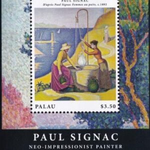 US 1130 Trust Territories Palau NH VF Paul Signac S/S