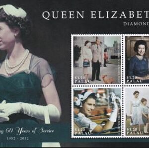 US 1131 Trust Territories Palau NH VF Queen Elizabeth II Sheet