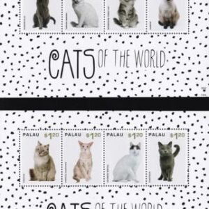 US 1135-36 Trust Territories Palau NH VF Cats Sheets