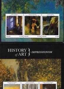 US 1139-40 Trust Territories Palau NH VF History Of Art