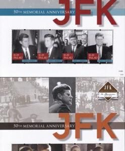 US 1145-46 Trust Territories Palau NH VF John F. Kennedy Sheet