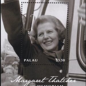 US 1152 Trust Territories Palau NH VF Margaret Thatcher S/S