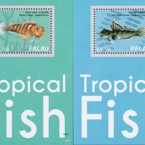 US 1157-58 Trust Territories Palau NH VF Tropical Fish S/S