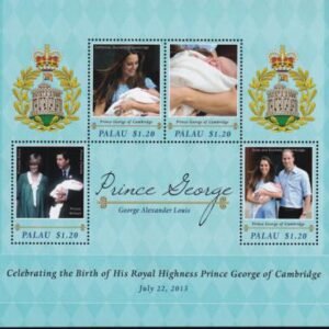 US 1165 Trust Territories Palau NH VF Prince George Birth Sheet