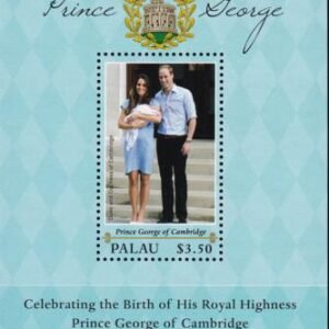 US 1166 Trust Territories Palau NH VF Prince George Birth S/S