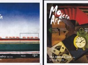 US 1193-94 Trust Territories Palau NH VF Modern Art S/S