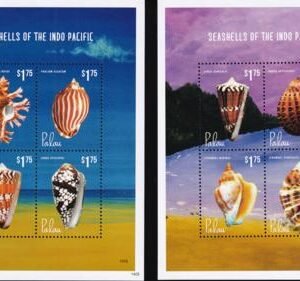 US 1195-96 Trust Territories Palau NH VF Seashells