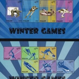 US 1201-2 Trust Territories Palau NH VF Winter Olympic Games