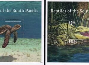 US 1214-15 Trust Territories Palau NH VF South Pacific Reptiles S/S