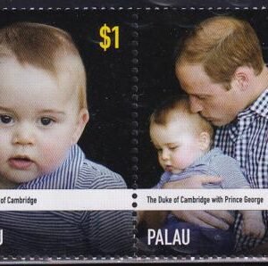 US 1219 Trust Territories Palau NH VF Prince George Visits Pair