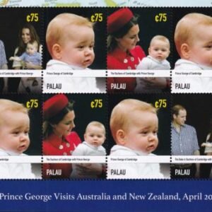 US 1218 Trust Territories Palau NH VF Prince George Visits M/S Of 8