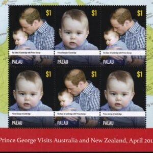 US 1219 Trust Territories Palau NH VF Prince George Visits M/S Of 6