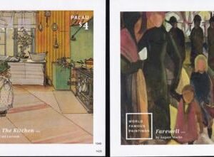 US 1244-45 Trust Territories Palau NH VF World Famous Paintings S/S