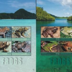 US 1246-47 Trust Territories Palau NH VF Frogs
