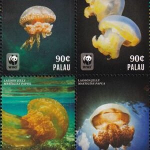 US 1257 Trust Territories Palau NH VF .90 WWF Block Or Strip