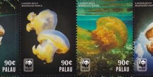 US 1257 Trust Territories Palau NH VF .90 WWF Block Or Strip
