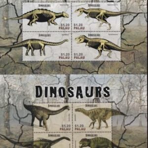 US 1260-61 Trust Territories Palau NH VF 1.20 Dinosaurs Set Of 2
