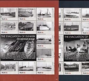 US 1271-72 Trust Territories Palau NH VF Dunkirk Ships Sheets Of 2