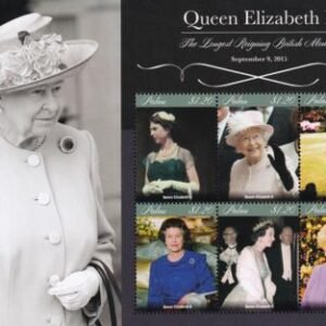 US 1273 Trust Territories Palau NH VF Queen Elizabeth Sheet