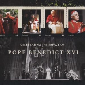 US 1277 Trust Territories Palau NH VF Pope Benedict XVI Sheet