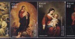 US 1291-4 Trust Territories Palau NH VF Christmas Set Of 4