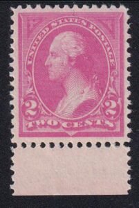 US 248 Bureau & Regular Issues NH VF With Bottom Margin, Natural Gum Wrinkle On Reverse Only