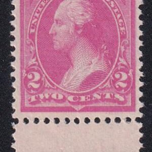 US 248 Bureau & Regular Issues NH VF With Bottom Margin, Natural Gum Wrinkle On Reverse Only