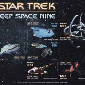 US 1297 Trust Territories Palau NH VF Star Trek Sheet