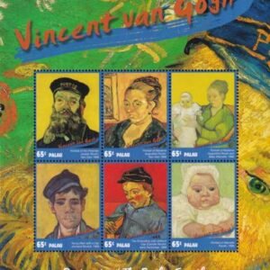 US 1309 Trust Territories Palau NH VF Van Gogh Paintings Sheet