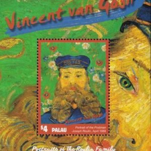 US 1310 Trust Territories Palau NH VF Van Gogh Paintings S/S