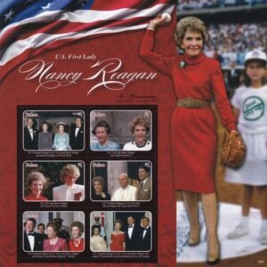 US 1322 Trust Territories Palau NH VF 1.00 Nancy Reagan Sheet