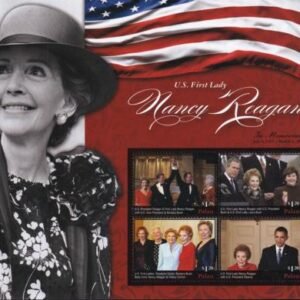 US 1323 Trust Territories Palau NH VF 1.20 Nancy Reagan Sheet