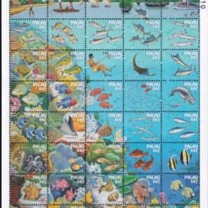 US 1326 Trust Territories Palau NH VF World Of Sea Sheet