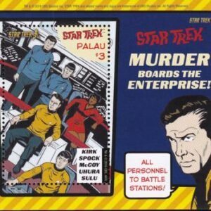 US 1328 Trust Territories Palau NH VF Star Trek S/S