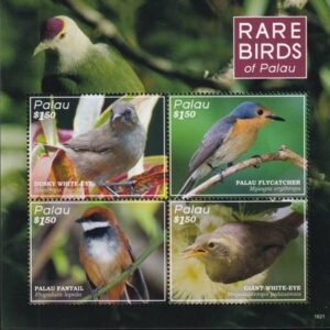 US 1329 Trust Territories Palau NH VF Birds Sheet