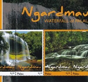 US 1331 Trust Territories Palau NH VF Ngardmau Waterfall Sheet