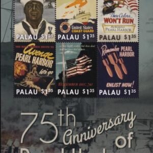 US 1347 Trust Territories Palau NH VF Attack On Pearl Harbor Sheet