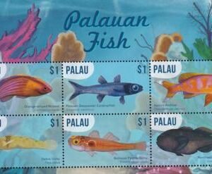 US 1349 Trust Territories Palau NH VF Fish Sheet