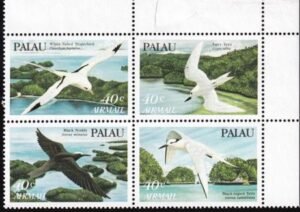 US C1-4 Trust Territories Palau NH VF Birds (1984)