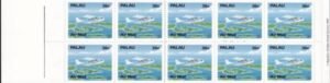 US C18a Trust Territories Palau NH VF 36¢ Booklet Pane