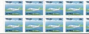 US C19a Trust Territories Palau NH VF 39¢ Booklet Pane