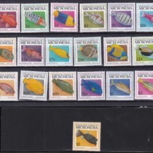 US 301-19 Trust Territories Micronesia NH VF Fish Definitive Set (19)