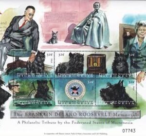 US 320 Trust Territories Micronesia NH VF FDR Memorial Fala