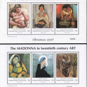 US 321-22 Trust Territories Micronesia NH VF Christmas M/S